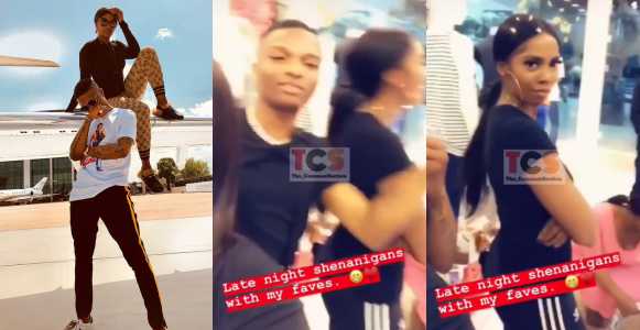 Tiwa Savage and Wizkid have fun as they go on shopping spree (Video)