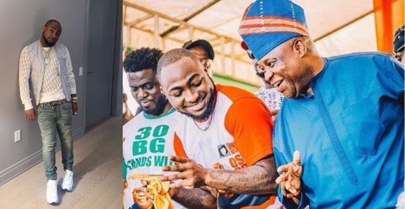 Davido reacts as Tribunal declares his uncle winner of Osun Governorship Election