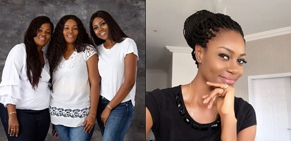 Yvonne Nelson Celebrates International Women's Day with Three Generation Photo 