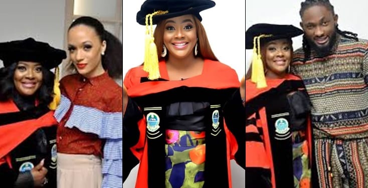 Celebrities turn up to celebrate Helen Paul's convocation 