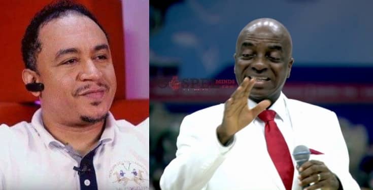 Daddy Freeze reacts to Bishop David Oyedepo's car gift to God