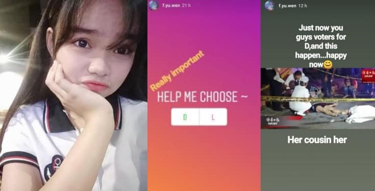 Teenage Girl Kills Herself After Instagram Poll