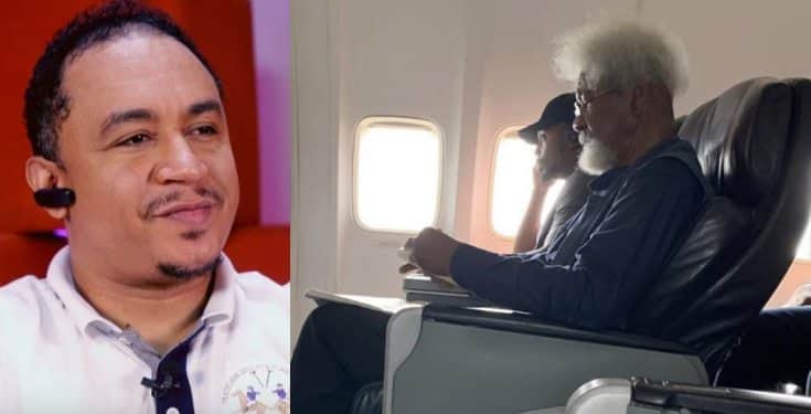'I would have told him to stand up' - Daddy Freeze reacts to Wole Soyinka's plane incident
