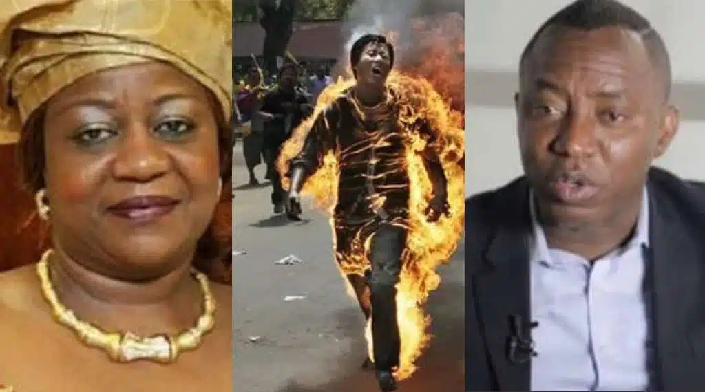 DSS Saved Sowore From Setting Self Ablaze