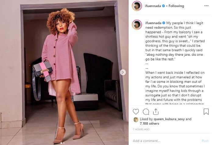 Growing up I felt men were monsters - Ifu Ennada, reveals 