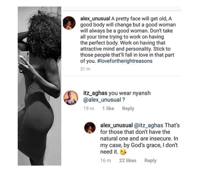 Only insecure people wear butt pad - Alex Unusual says