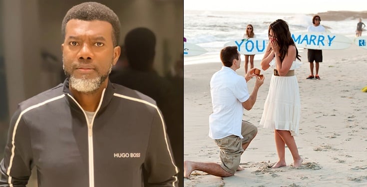 How can you open your eyes and PROPOSE to a girl with no JOB- Reno Omokri