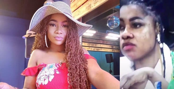 BBNaija 2019: Tacha’s burnt face and Knuckles sets Internet Agog (video)