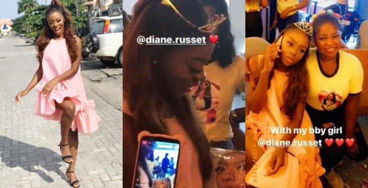 Diane hosted by her fans in a meet & greet session in Lagos (video)