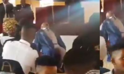 Pastor slumps and dies in the middle of church service (video)