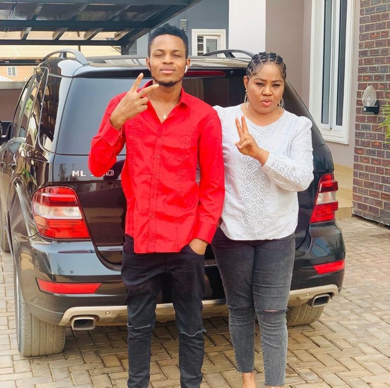 Meet My Lover Regina Daniels Mum Says As She Shares Cute Photos With Her Son 