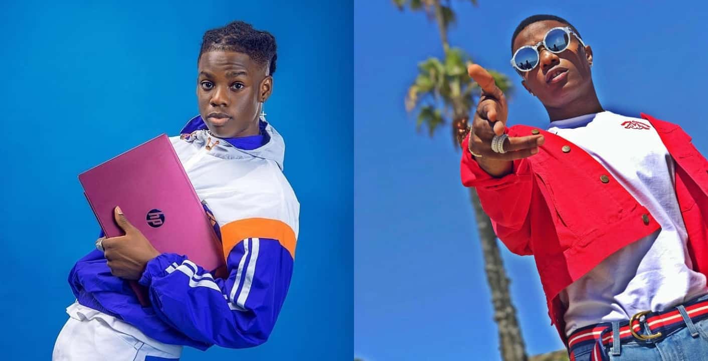 Rema says Wizkid is a legend as he opens up on his love life