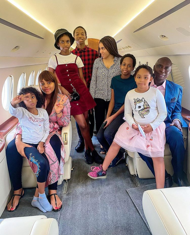 Regina Daniels and the Nwoko family