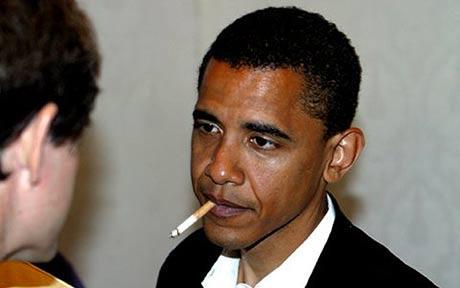 presidents smoking