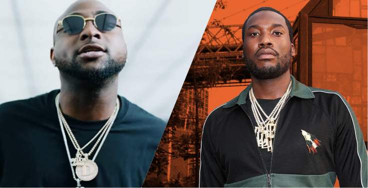 "Beggi beggi" - Davido dragged over request for collaboration with Meek Mill