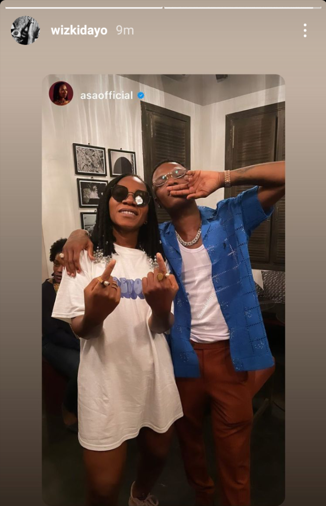 Hours After His Grammy Win, Wizkid Hangs Out With Singer Asa (video)