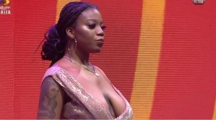 BBNaija 6: Nkechi Blessing Goes Braless To Defend Angel Following