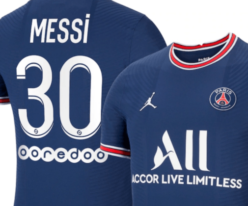 messi shirt paris