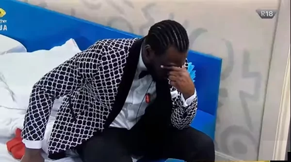 #BBNaija: Pere in deep thought after denying feelings, snubbed by Maria at Saturday party (Video)