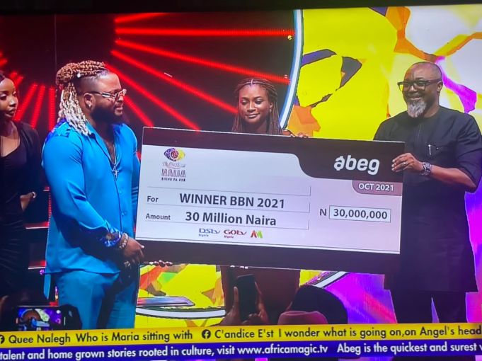 Whitemoney given 90M prize