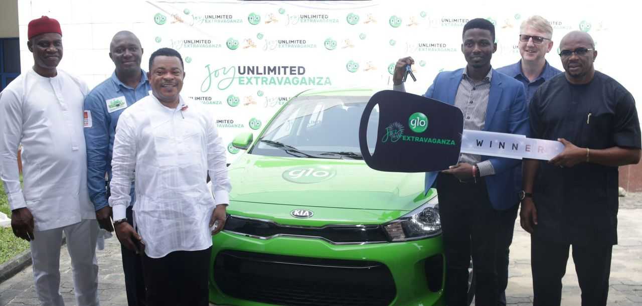 Port Harcourt Engineer wins the first car in Globacom’s Joy Unlimited Extravaganza Promo