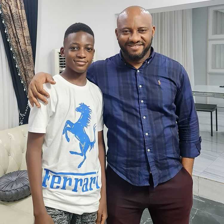 Yul Edochie celebrates first son's 15th birthday 