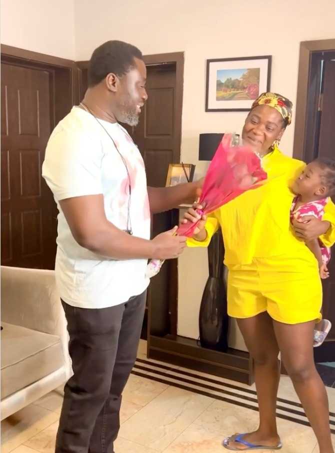 Mercy Johnson In Awe As Her Husband Surprises Her With Ts On Valentine S Day