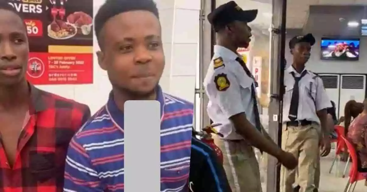 Security officers sacked for dancing on duty lament over management's refusal to pay their salary (Video)