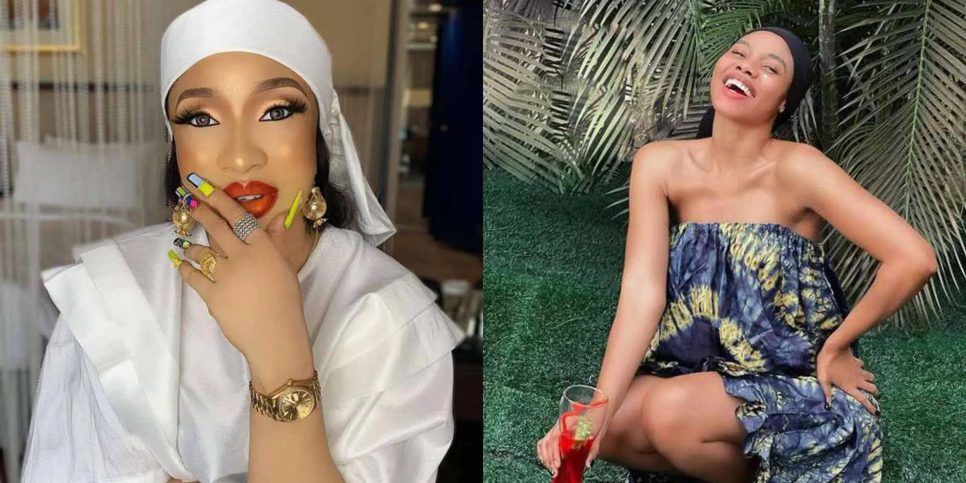 "Adulterous twerker, how useful have you been to your impo husband" - Tonto Dikeh slams Janemena