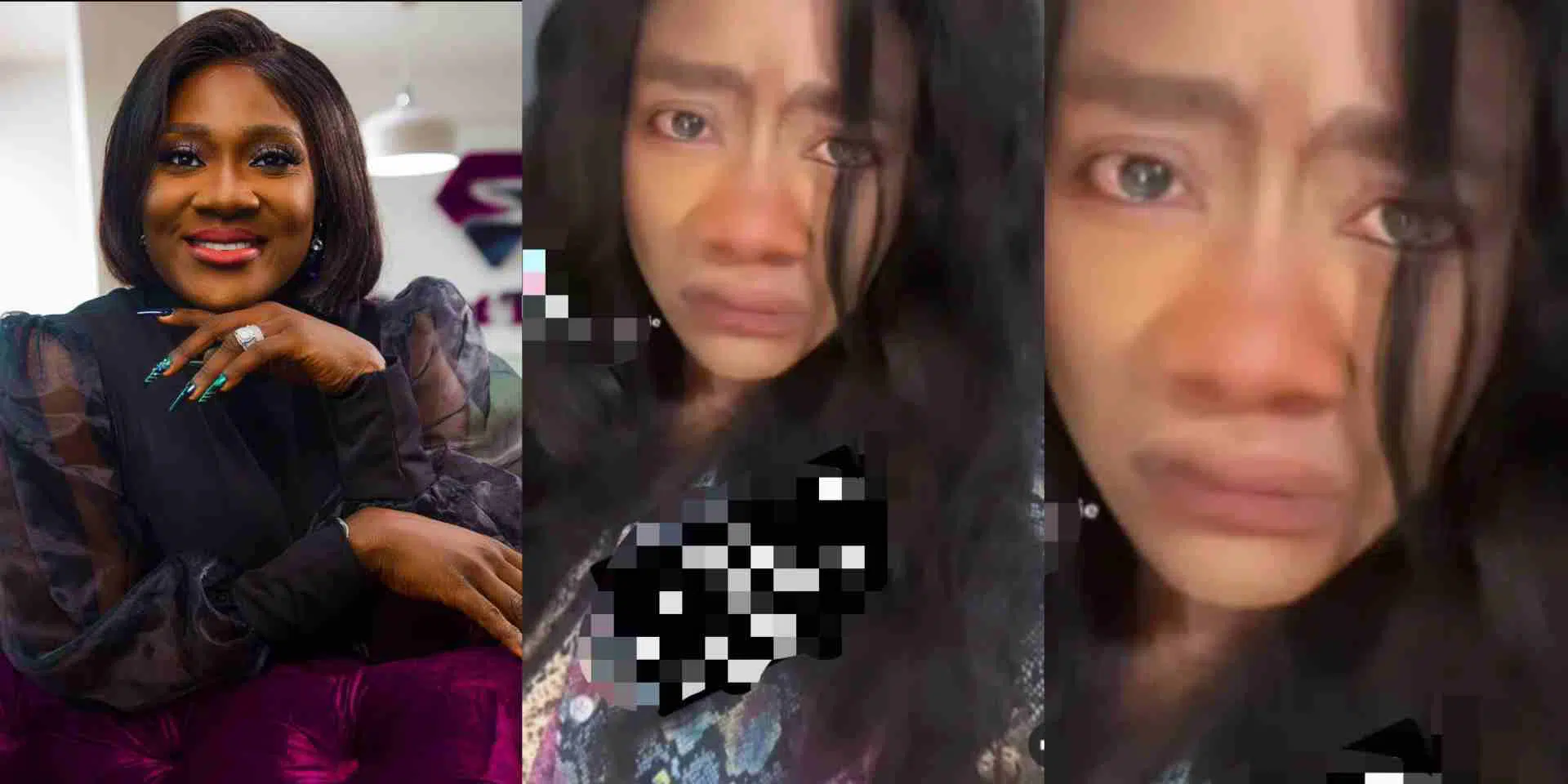 "These people want to k!ll me" - Mercy Johnson cries out in pain