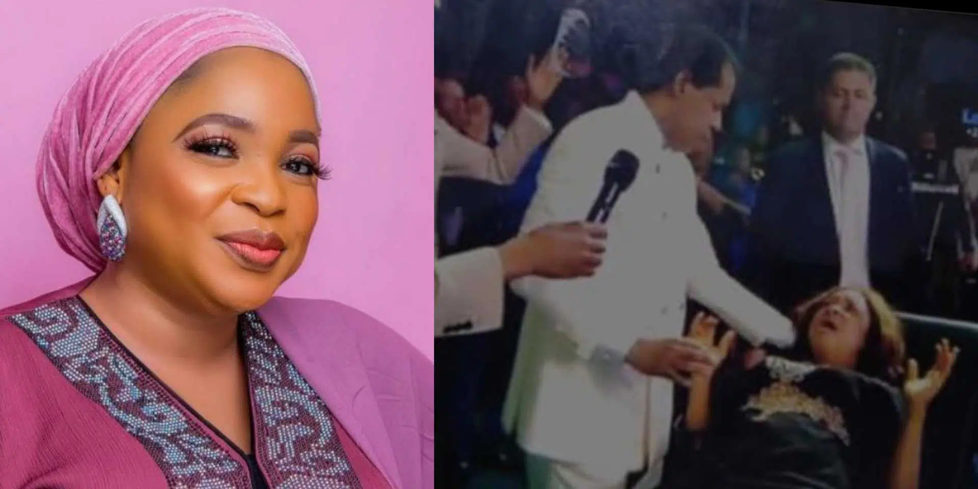 "I'm a devout Muslim" - Kemi Afolabi declares as she disowns alleged photo of herself receiving healing in church