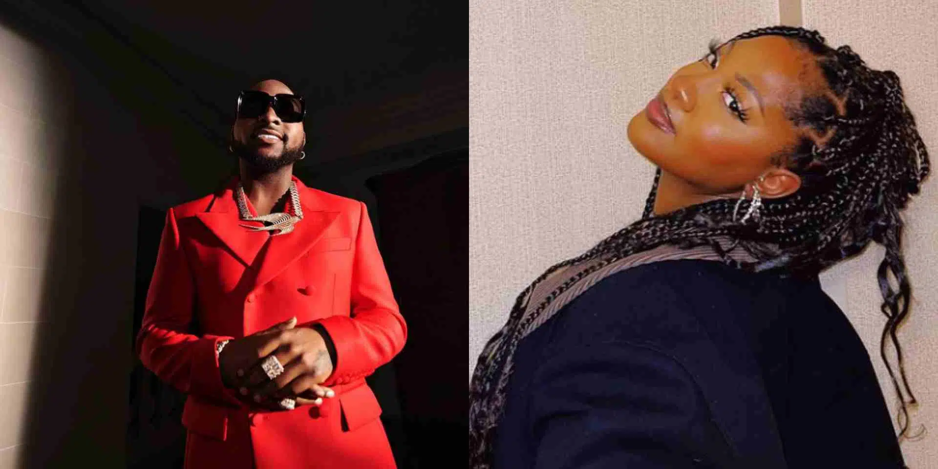 Davido reacts to Tems' win at BET 2022