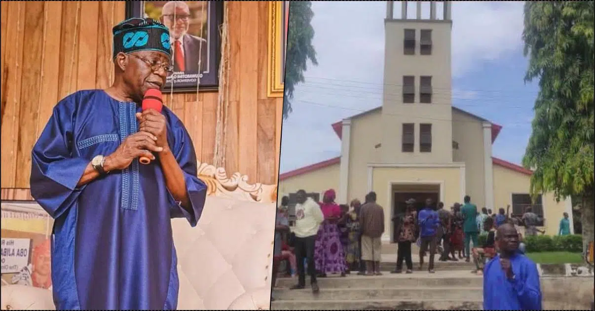 Nigerians react as Tinubu donates N50M to families of victims of Ondo massacre, N25M to Catholic Church