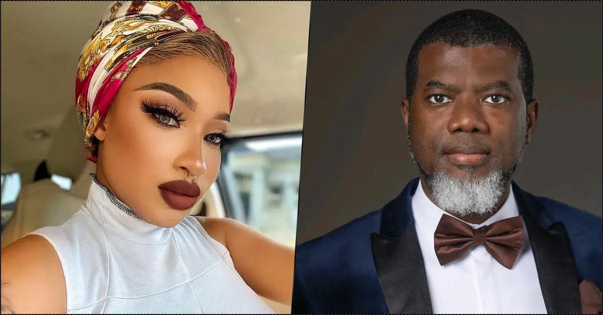 "If your mummy born you well, come to Nigeria" - Tonto Dikeh dares Reno Omokri following attack