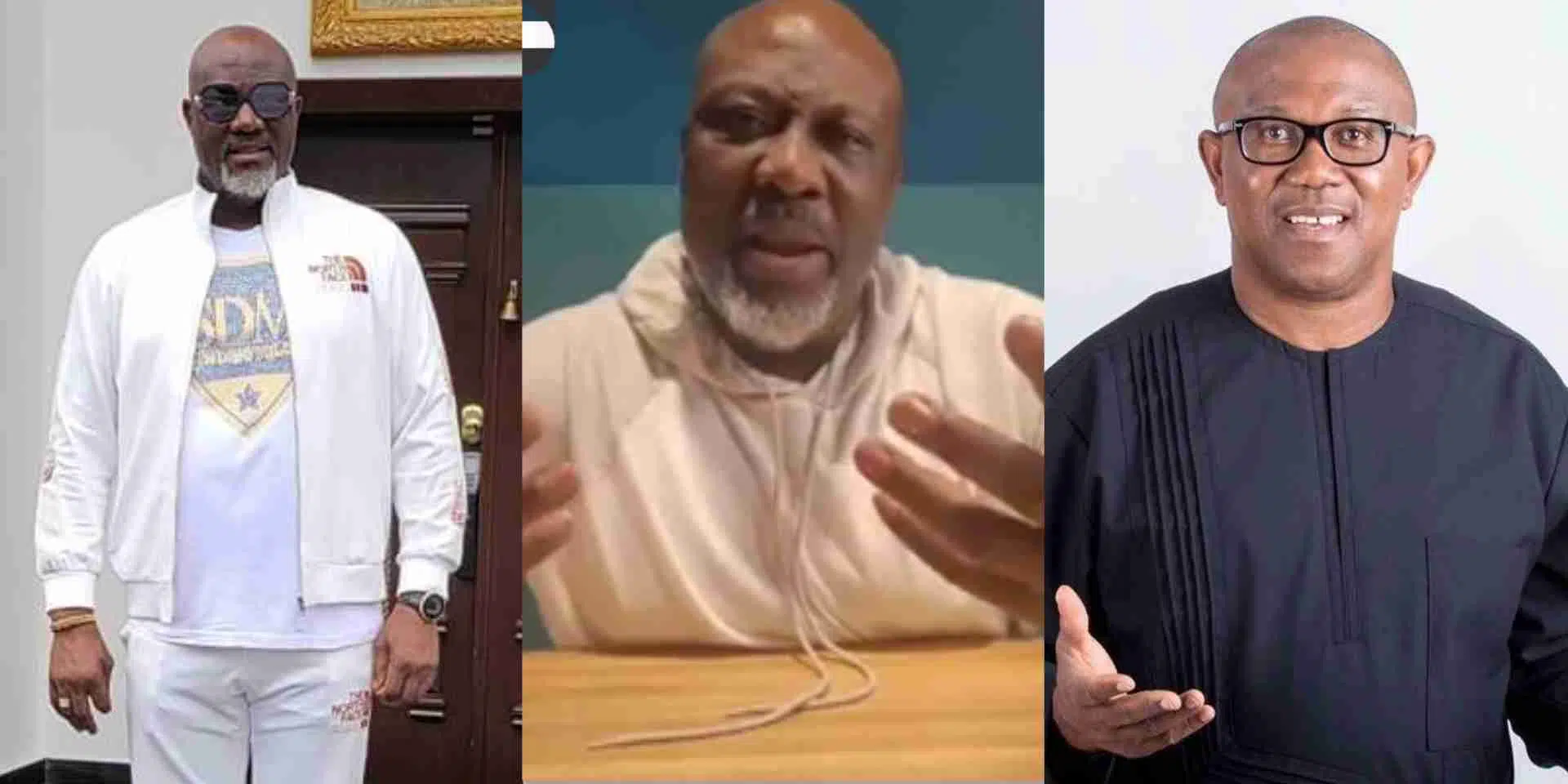 "Your time is not now, wait for your time" - Dino Melaye tells Peter Obi, gives reasons (Video)