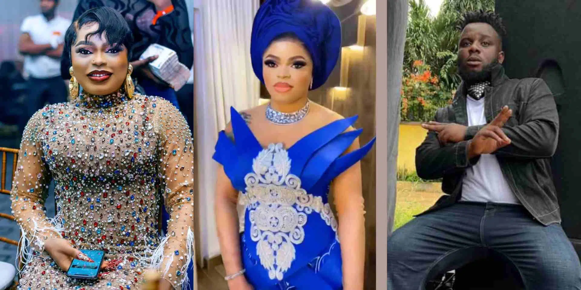 "Senior man, all these things will not matter in heaven" - Sabinus taunts Bobrisky over his new look