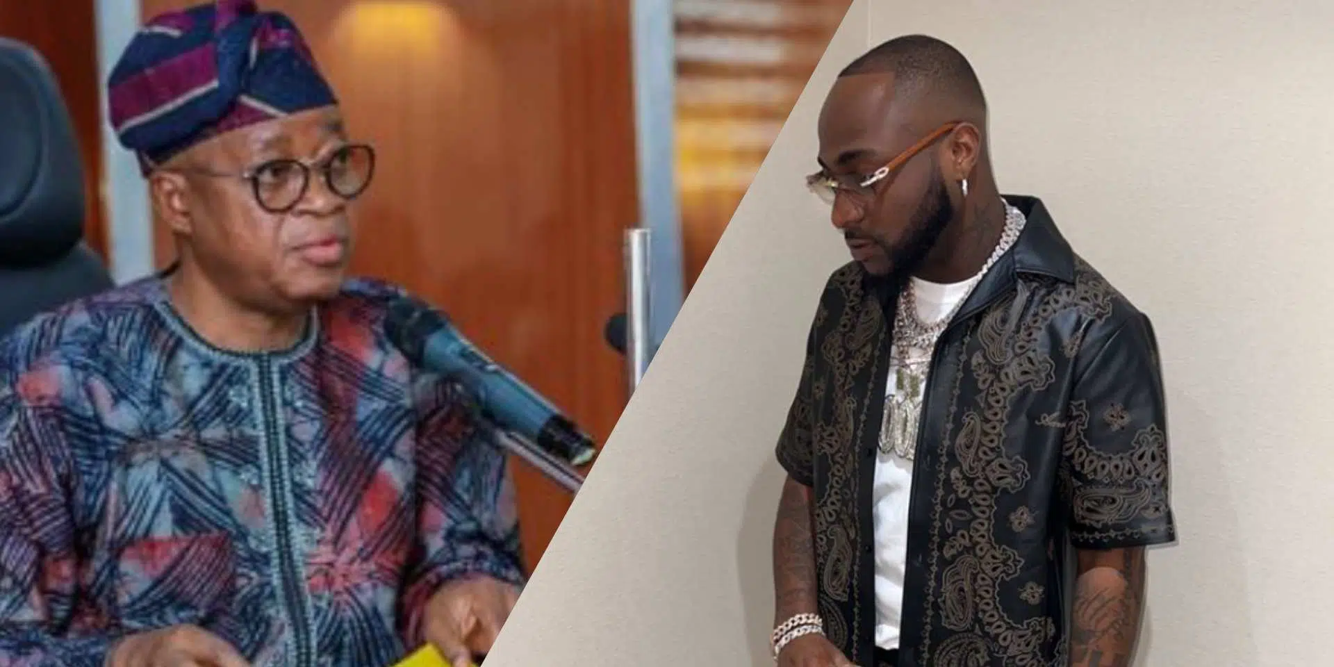 Davido sympathizes with Gov. Oyetola over election loss; sends him message ahead of 2026