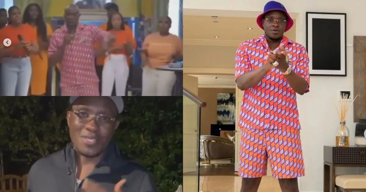 "Go take your medicine" - UK-based pastor, Tobi Adeboyega slams those criticizing him for lambasting church singers on pulpit (Video)