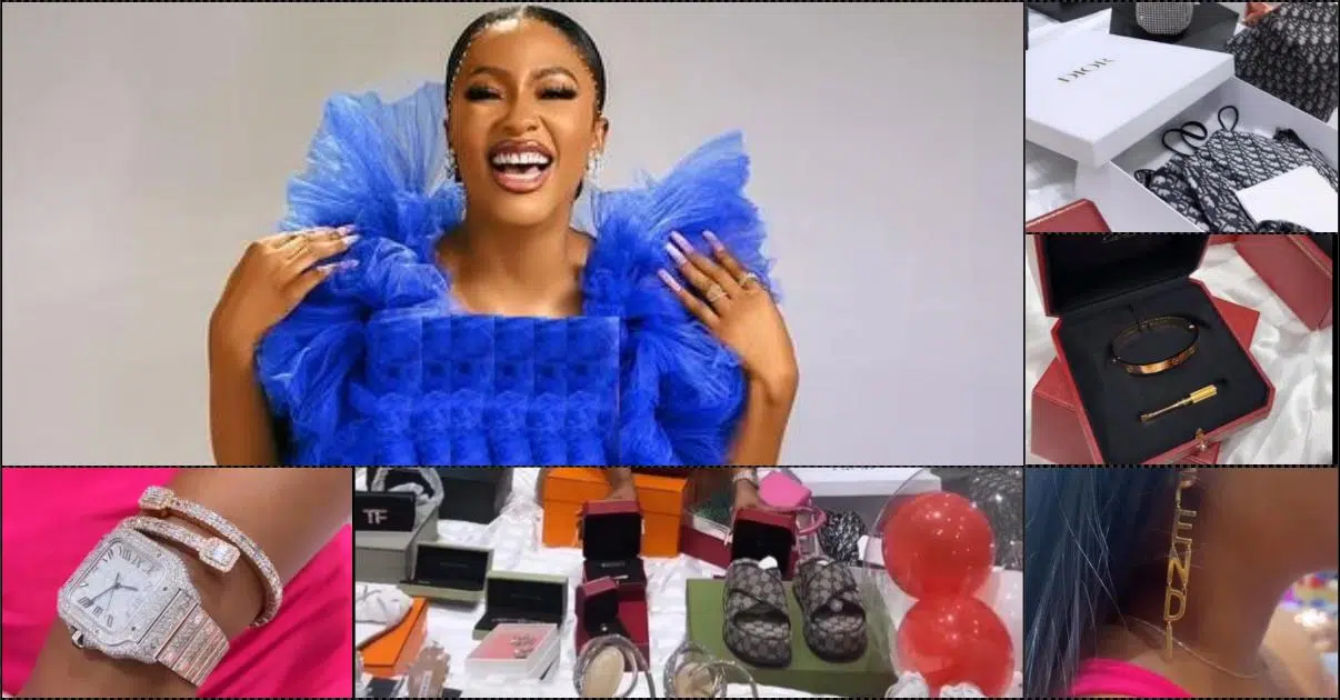 Mercy Eke gushes as she flaunts birthday gifts (Video)