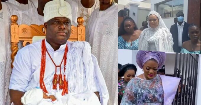 Ooni of Ife throws grand wedding party for first wife, Yeyeluwa Mariam ...