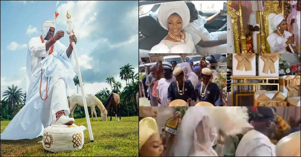 Ooni of Ife takes sixth wife, Princess Temitope (Video) 