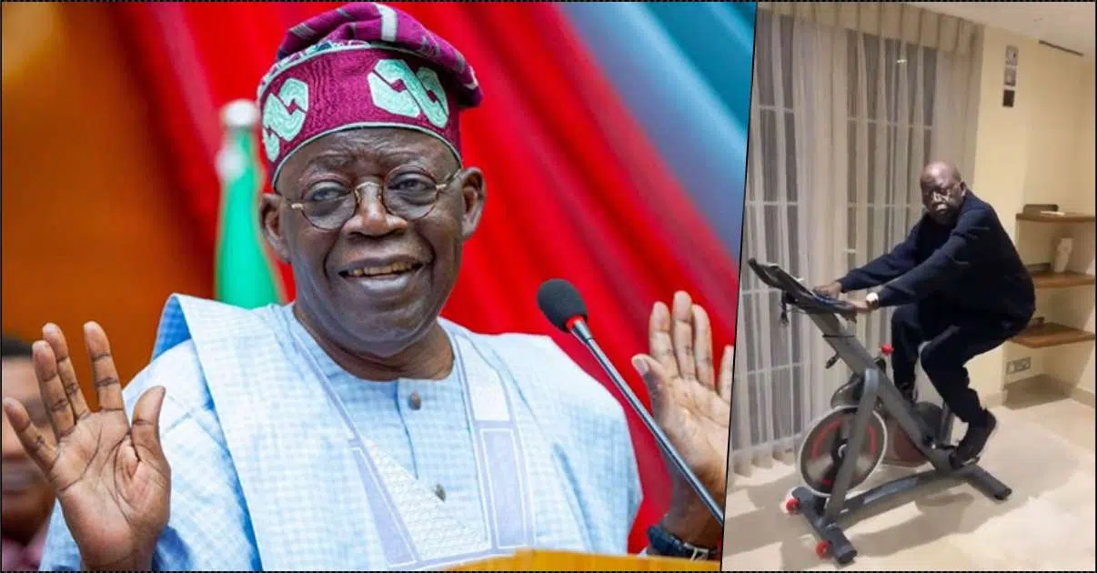 Tinubu puts fitness on display amidst speculations (Video)