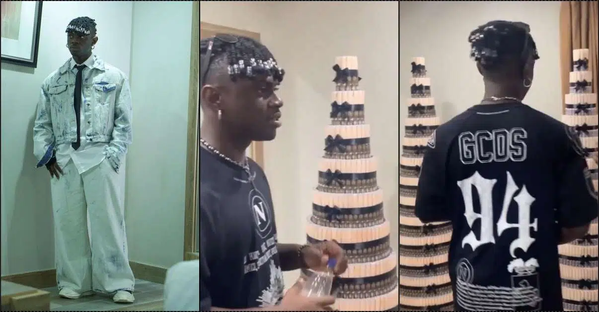 Bryann receives giant money cakes ahead of birthday (Video)