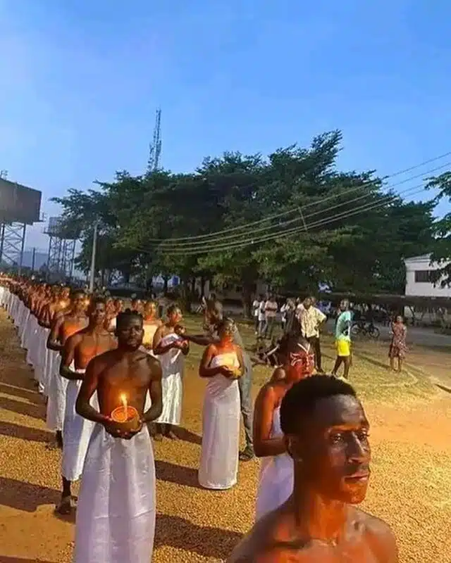 "What in the name of sacrifice is going on" — Speculations trail induction of 100 level Theatre Arts students at Benue State University