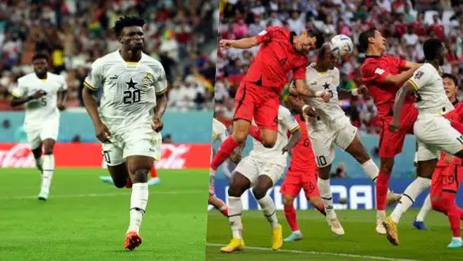 Ghana gets its first win at the World Cup after defeating South Korea in five-goal thriller