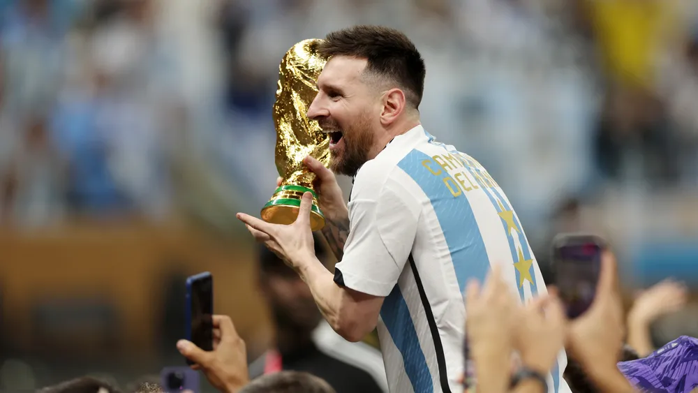 Lionel Messi is now the 9th player in history to win World Cup, Champions League and Ballon d’Or