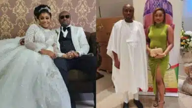 "Sharp Shooter" - Netizens hail Isreal DMW as new photo with wife shows protruding belly