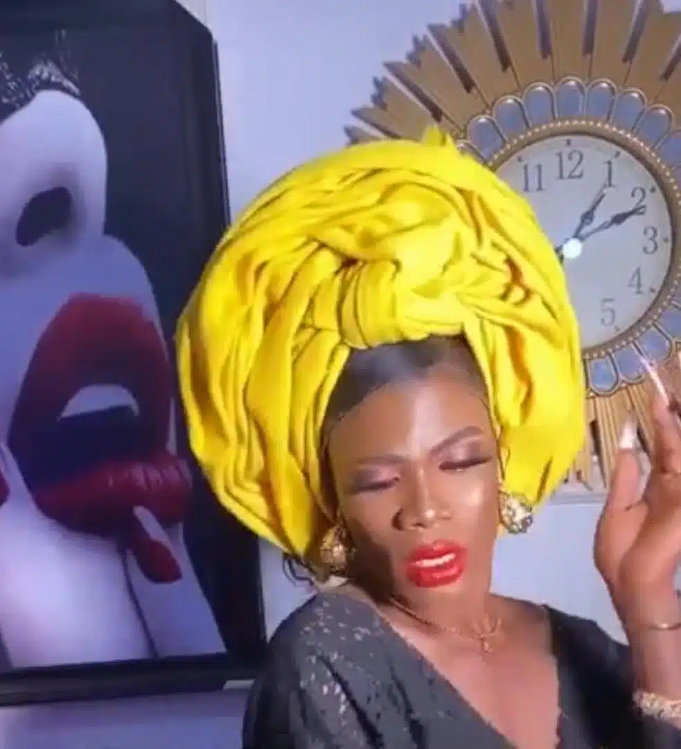 Crossdresser shows off face after alleged N6.7M surgery, N120K make up (Video)