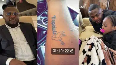 Ubi Franklin tattoos Ifeanyi nickname