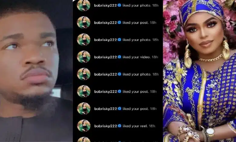 Bobrisky ridicules man who raised alarm after getting plenty likes from him